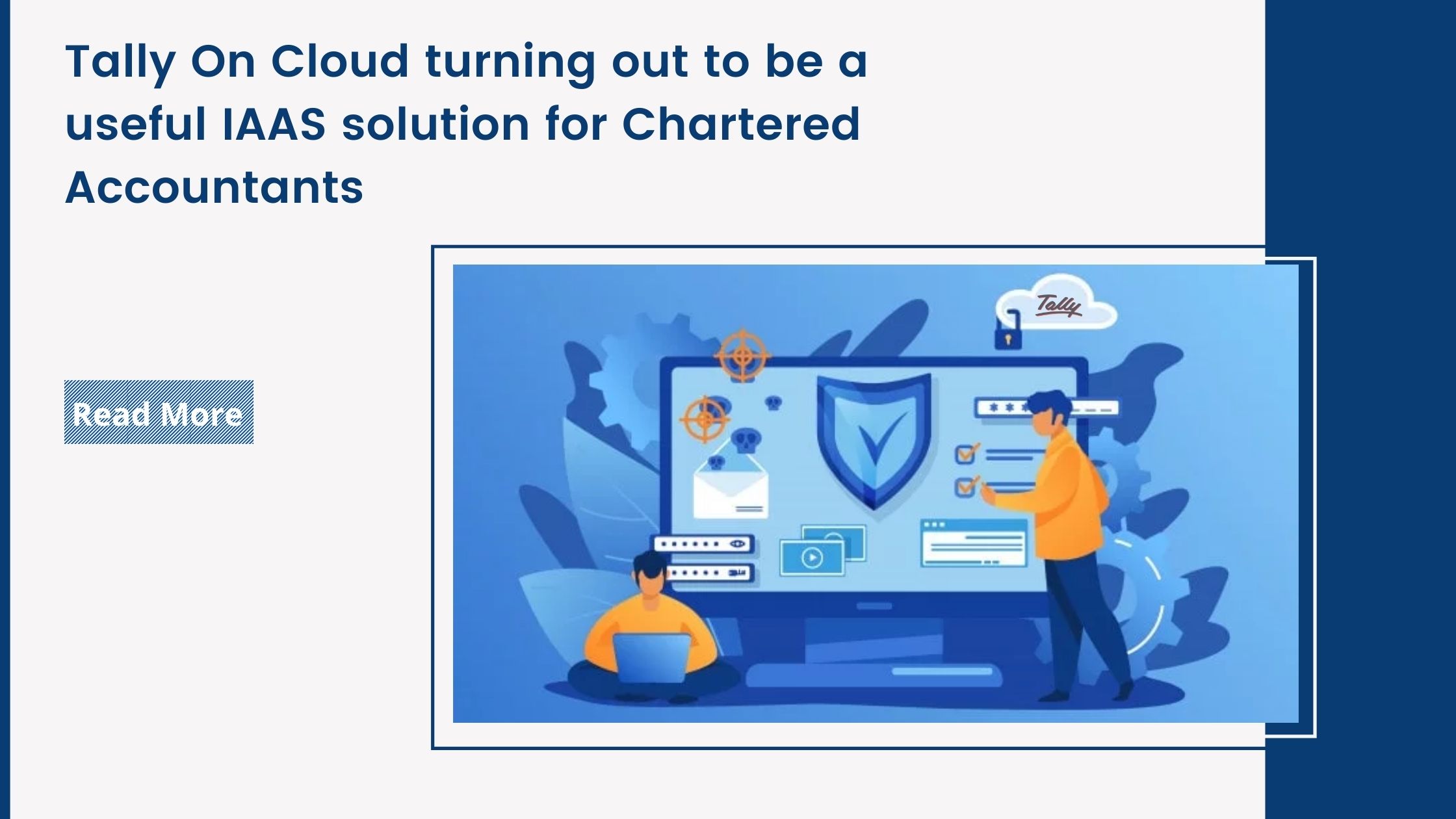 Tally On Cloud turning out to be a useful IAAS solution for Chartered Accountants