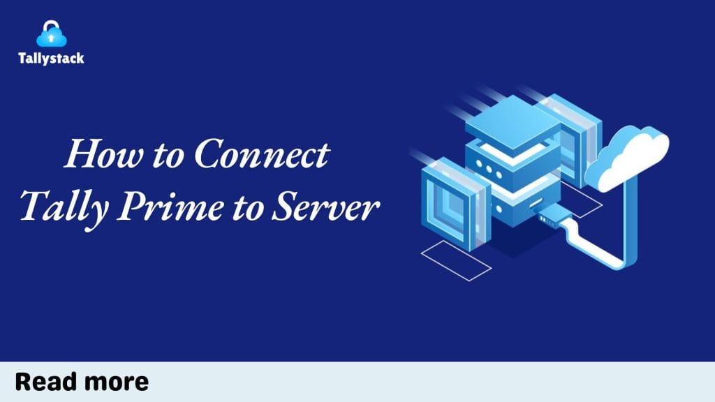 Connecting Tally Prime to a serve