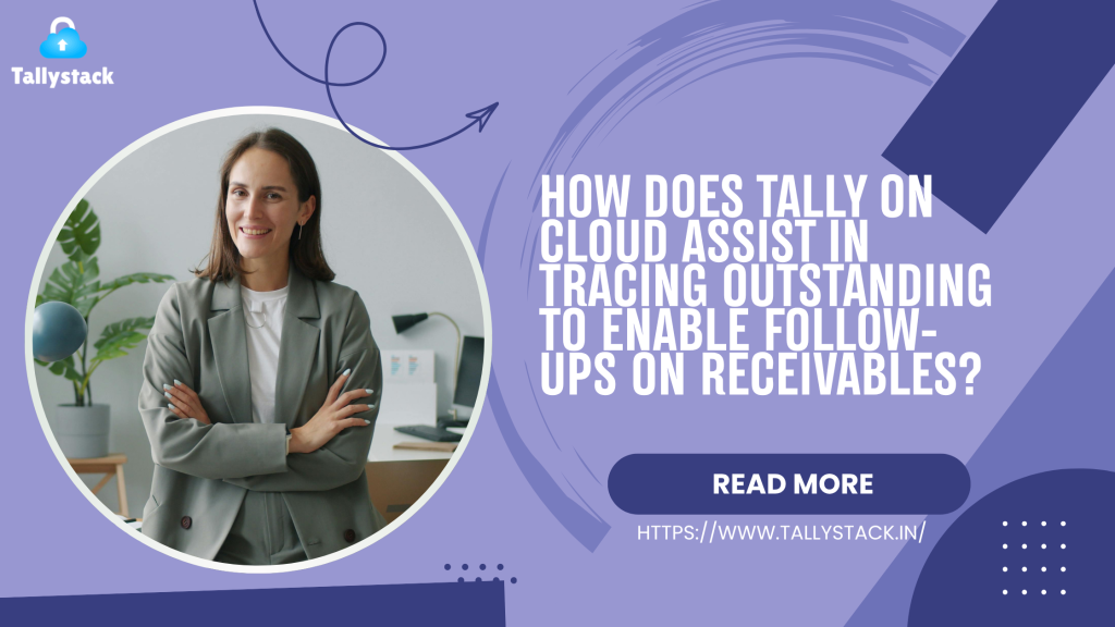 Tally on Cloud dashboard for tracking overdue customer payments