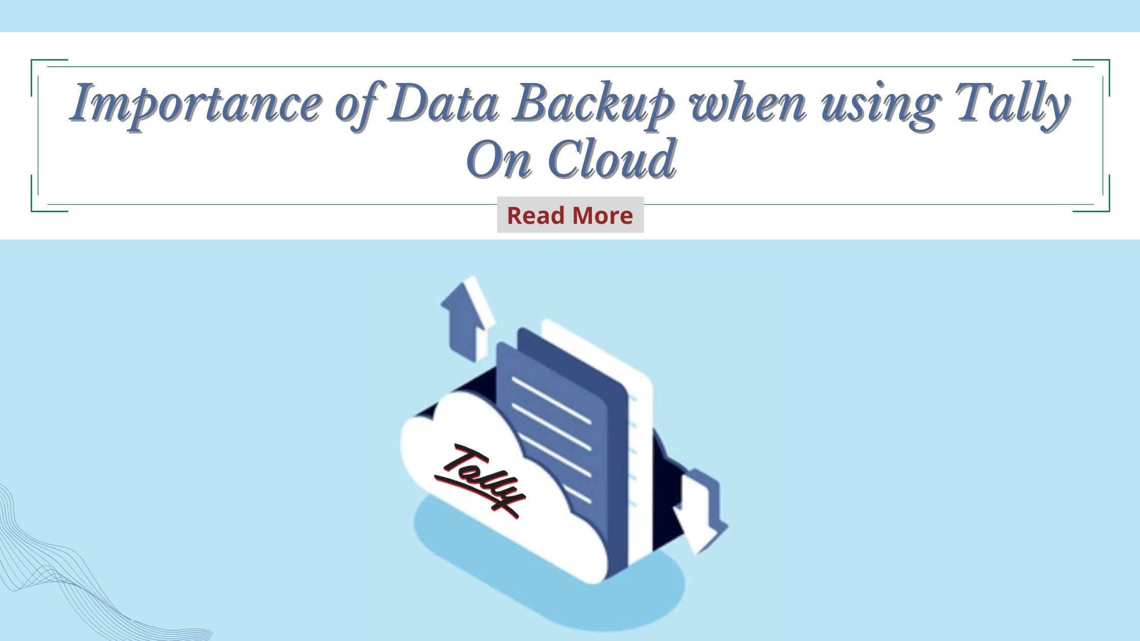 Data Backup Tally Cloud solution