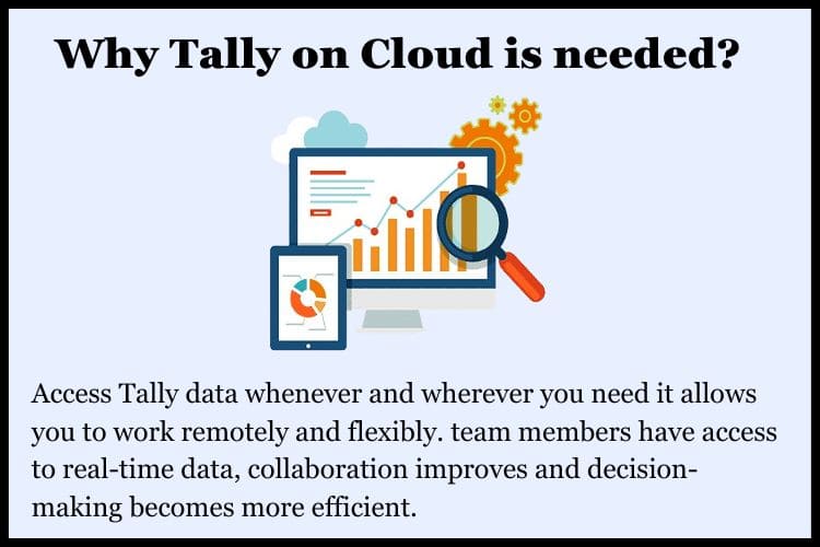 Access Tally data whenever and wherever you need it allows you to work remotely and flexibly.