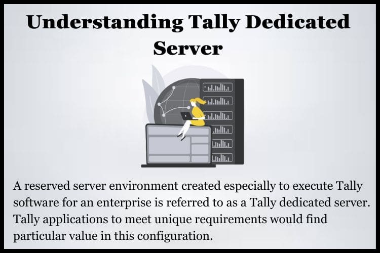 Tally software for an enterprise is referred to as a Tally dedicated server.