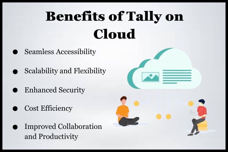 Cloud hosting enables users to access their Tally accounts from anywhere.