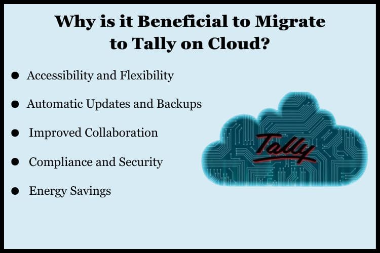 Users can access their Tally accounts from anywhere, at any time, using any device connected to the internet.