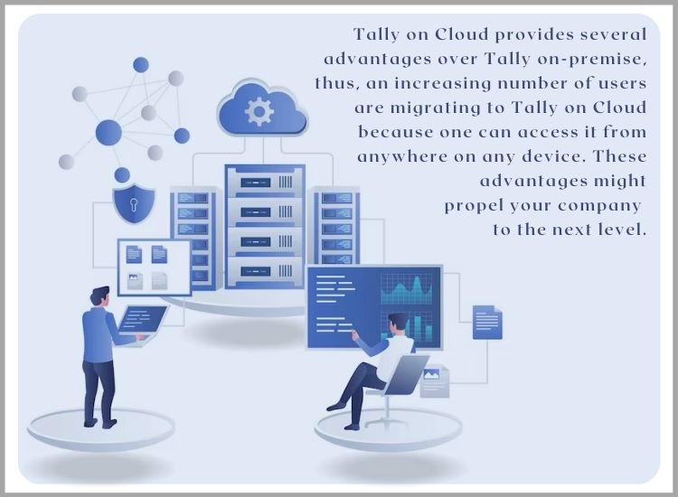 Tally on cloud service provider