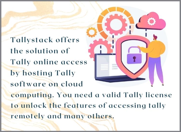 Tally on cloud service provider